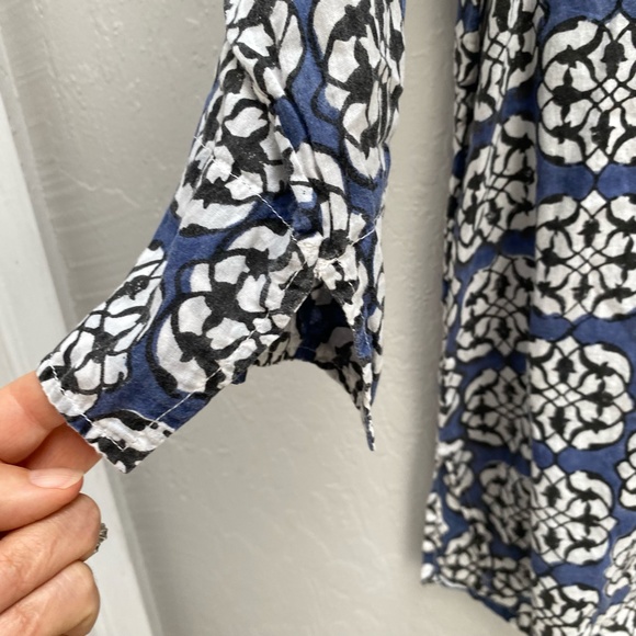 Original Roberta Roller Rabbit Tunic small blue white - Picture 7 of 8